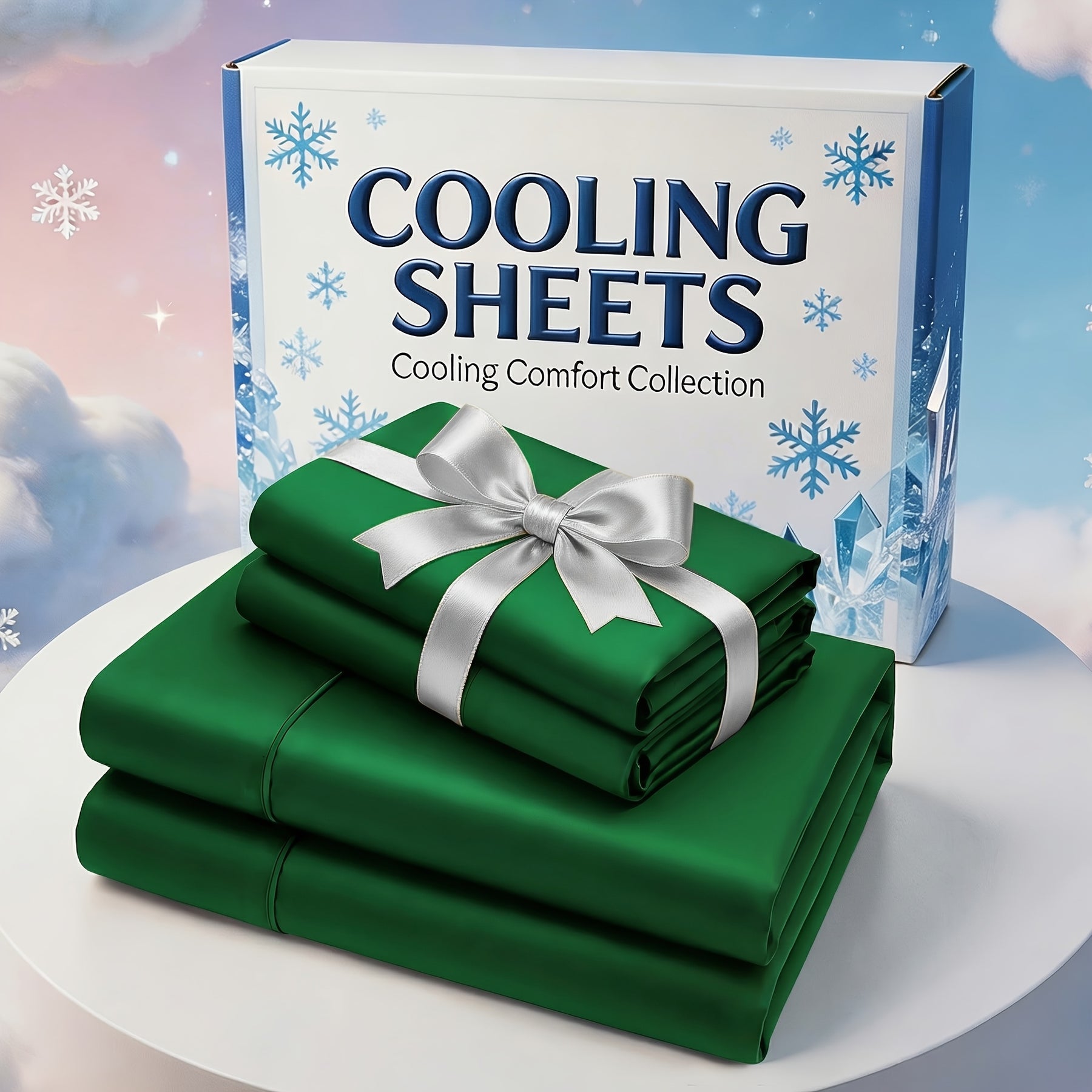 Bedhacker bamboo-blend sheet set in Emerald Green