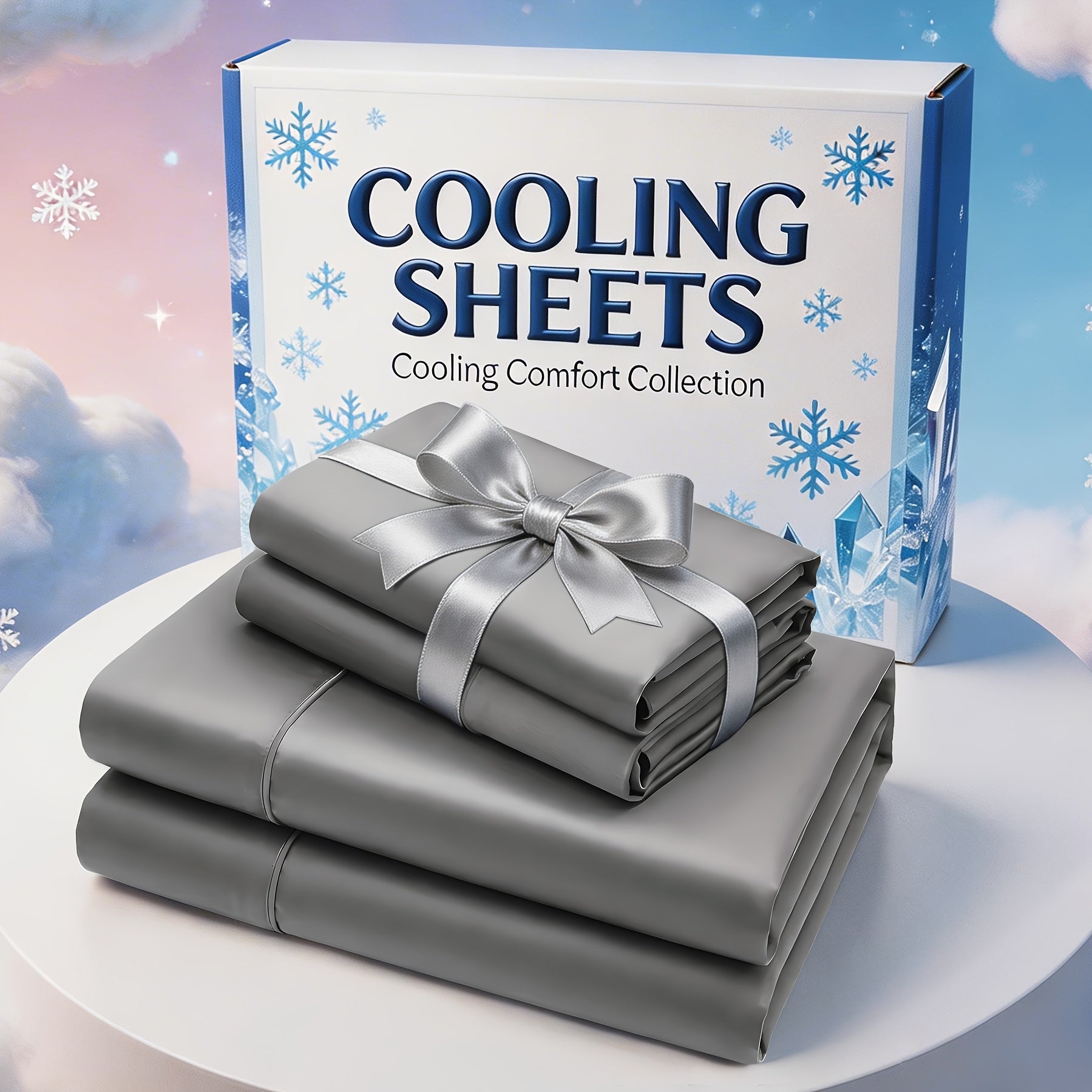 Bedhacker bamboo-blend sheet set in Gray