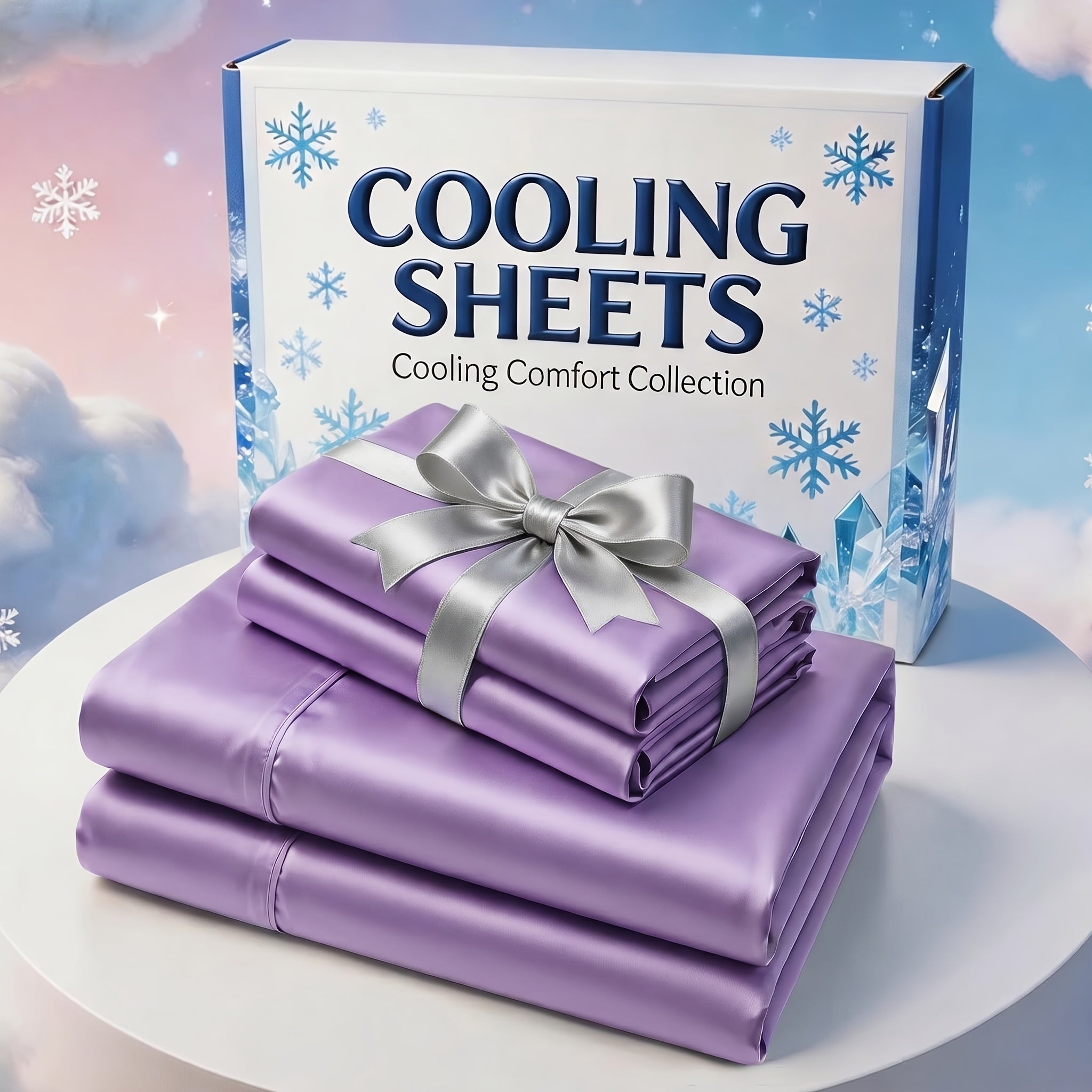 Bedhacker bamboo-blend sheet set in Lavender Purple