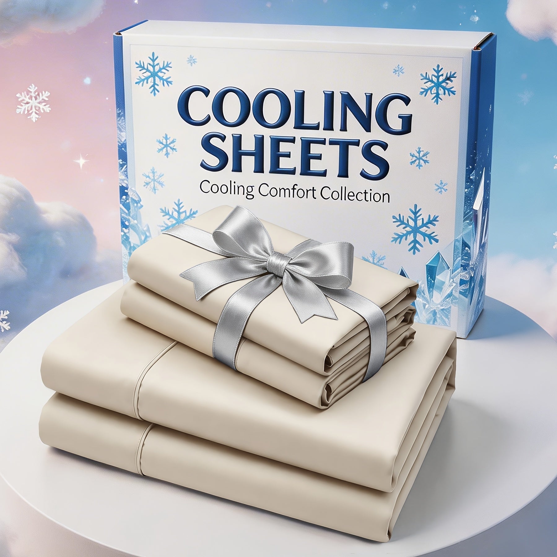 Bedhacker bamboo-blend sheet set in Milk Coffee