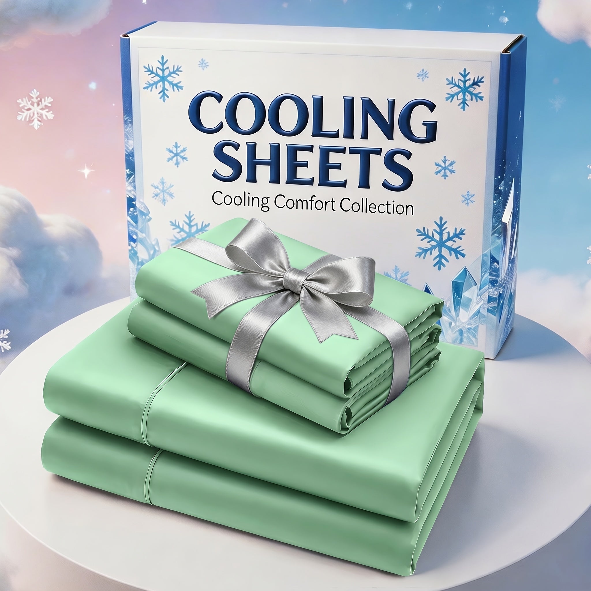 Bedhacker bamboo-blend sheet set in Sage Green