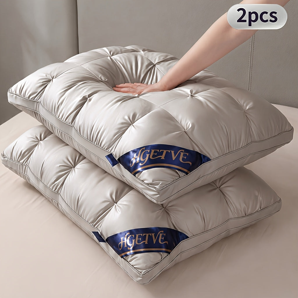 Bedhacker two-pack hotel pillows in light gray