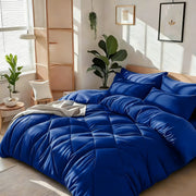 Bedhacker lightweight diamond-quilted comforter set in Blue